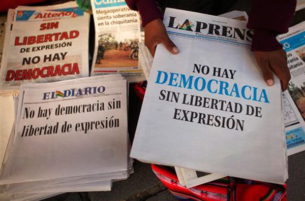 El 2019 registró 42 ataques a la libertad de prensa en Bolivia