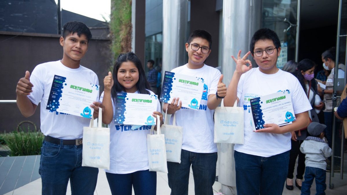 El Concurso Juvenil del Agua Bolivia 2020 premió a adolescentes de Oruro y Beni